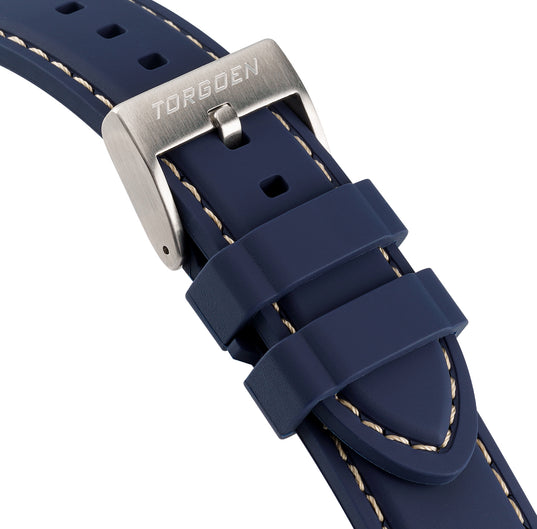 Blue Silicone Strap | 22mm Form-Fit