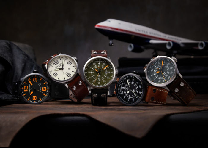 T47 Jumbo Grey Sapphire GMT | 47mm, Dark Brown Leather Strap – Torgoen