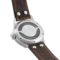 T47 Jumbo Cream Sapphire | 47mm, Brown leather strap