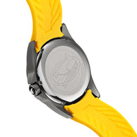 T48 GMT Heron | 44mm, Yellow Silicone Strap