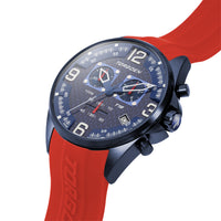 T18 Red | 45mm, Red Silicone Strap