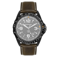 T21 Grey Sapphire | 44mm, Vintage Leather Strap