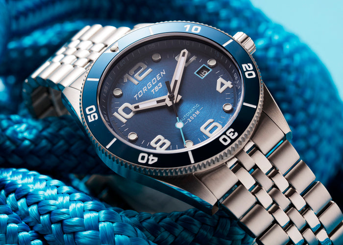 T53 Diver Automatic Gunmetal | 41mm, Black Stainless Steel Strap