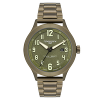 T56 Automatic | 44mm, Khaki Steel Bracelet