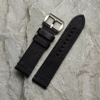 Black Leather Strap | 24mm