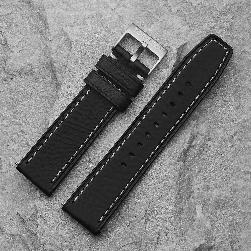 Black Calf Leather Strap | 22mm