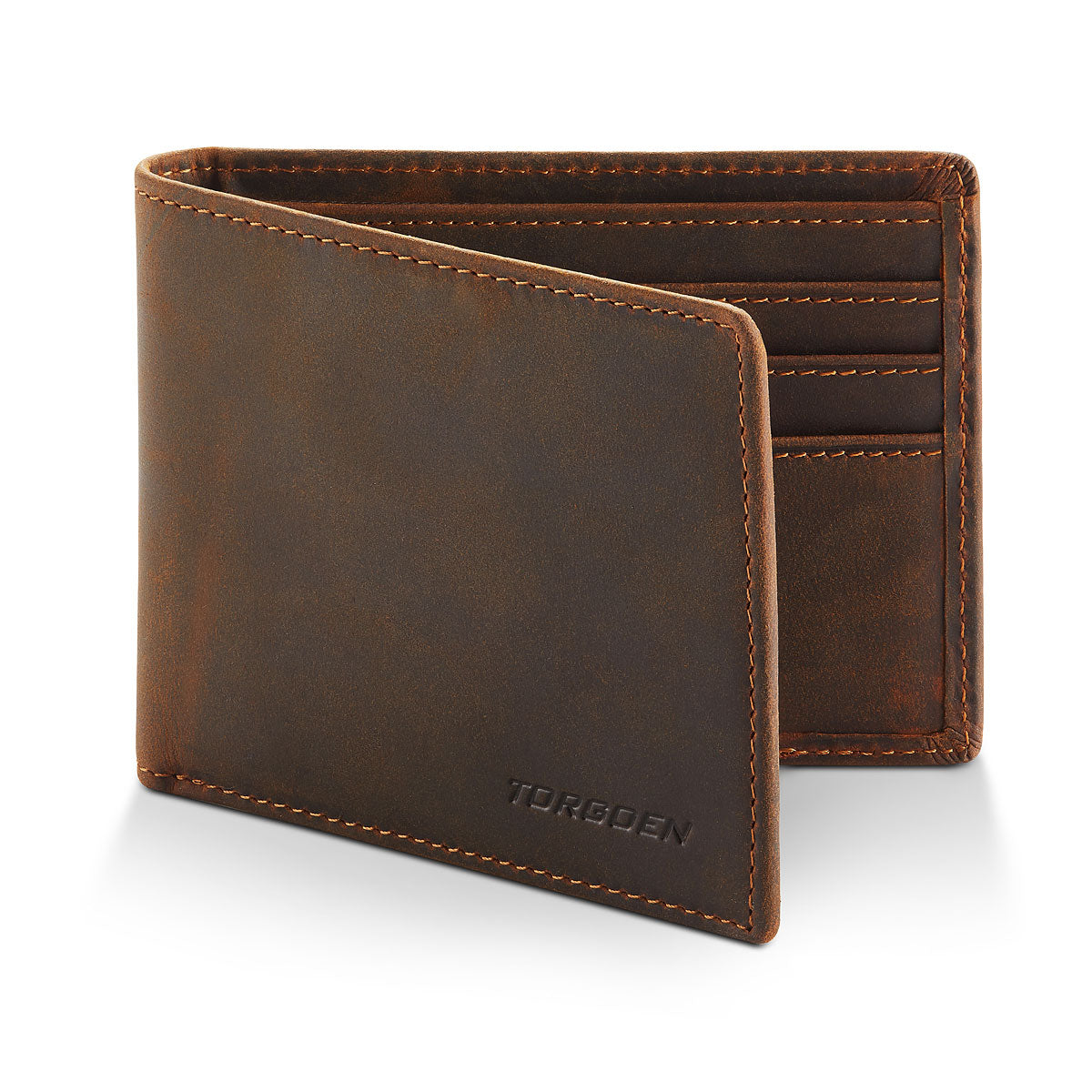 Brwon Wallet Vintage Brown Leather Wallet – Torgoen