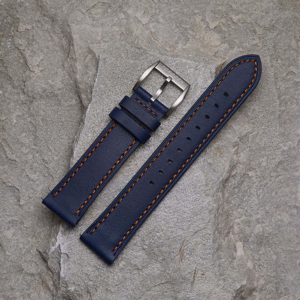 Blue Leather Strap | 20mm