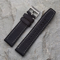 Black Leather Strap | 22mm