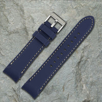 Blue Silicone Strap | 22mm Form-Fit
