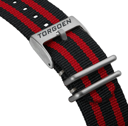 Black Red Nato Strap | 24mm