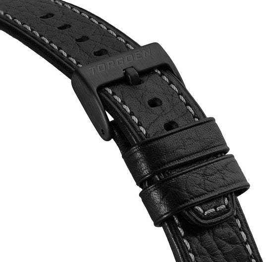 Black Leather Strap | 24mm